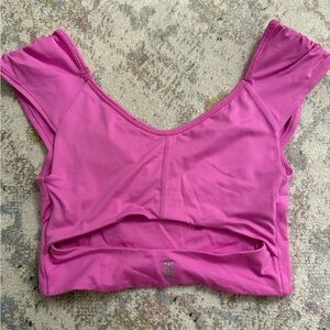 FP Movement by Free People Magenta Crop Top